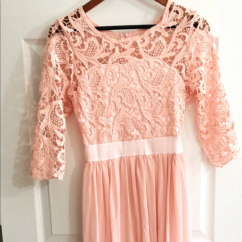 Lady’s Light Pink Wedding Dress Small Size